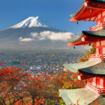 Mt. Fuji And Pagoda